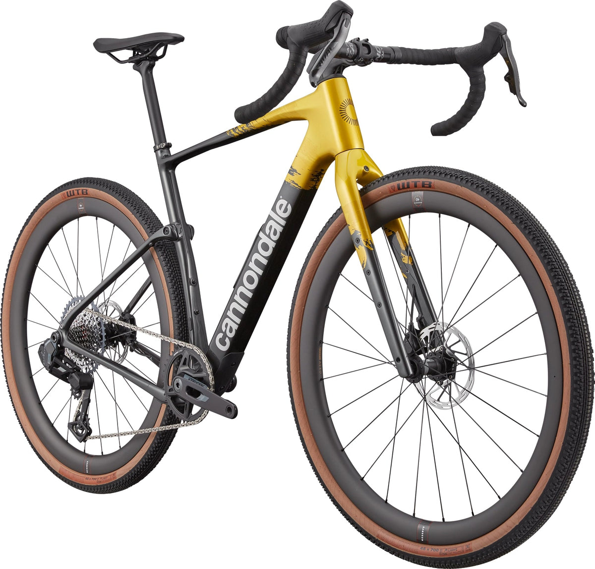 Cannondale Topstone Carbon 1 AXS Phoenix Yellow - vista 3/4