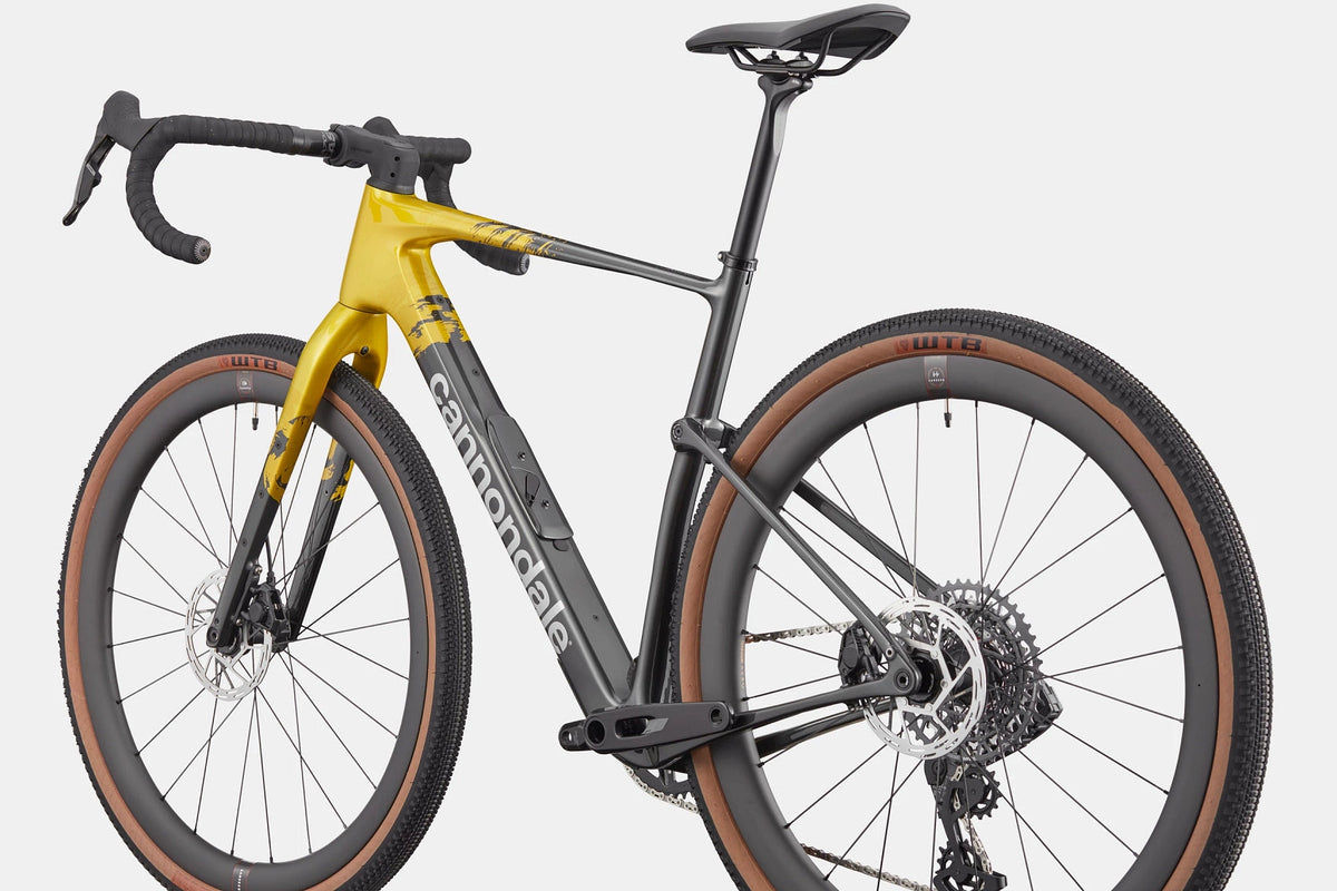 Cannondale Topstone Carbon 1 AXS Phoenix Yellow - vista trasera