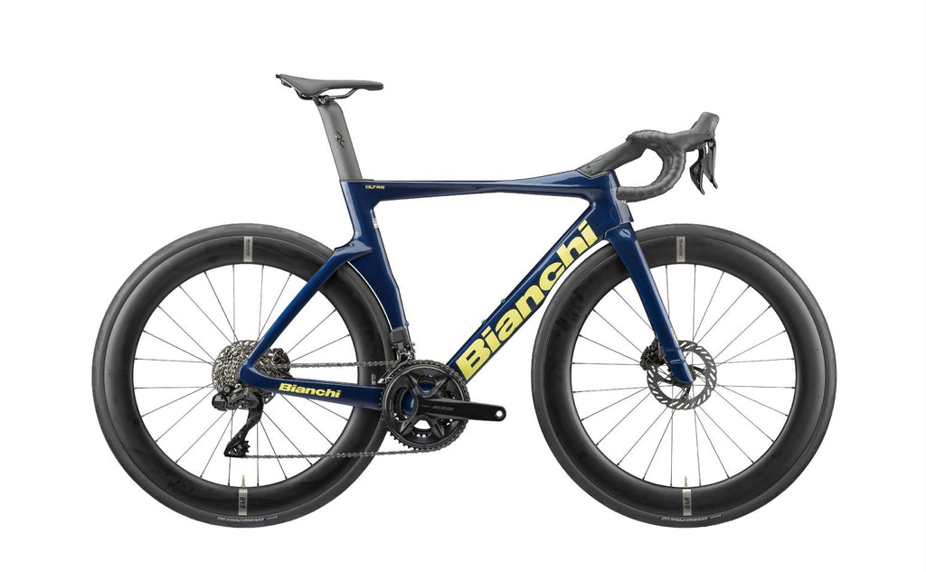Bianchi Oltre Comp Shimano 105 Di2 — Azul Blu Notte