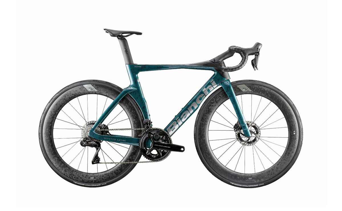 Bianchi Oltre RC Dura-Ace Di2 — Celeste Notte Camo