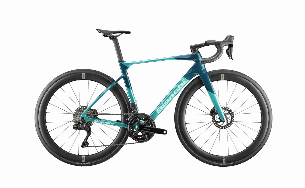 Bianchi Specialissima Shimano 105 Di2 — Celeste