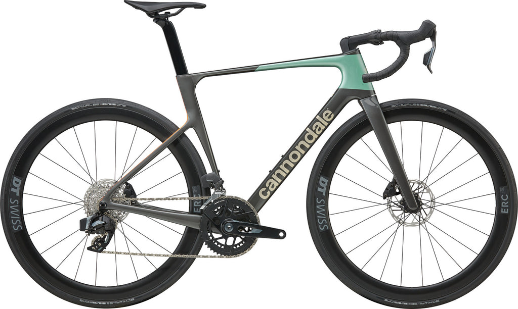 Cannondale SuperSix EVO 4 SMU Cactus Green – vista lateral