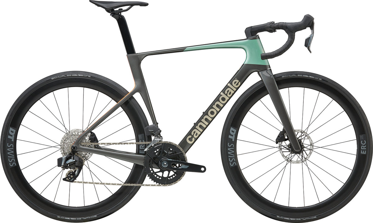 Cannondale SuperSix EVO 4 SMU Cactus Green – vista lateral