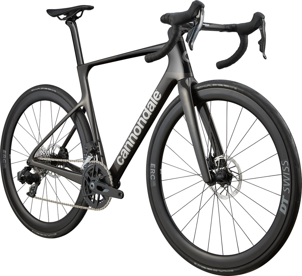 Cannondale SuperSix EVO 4 SMU Raw – vista en perspectiva