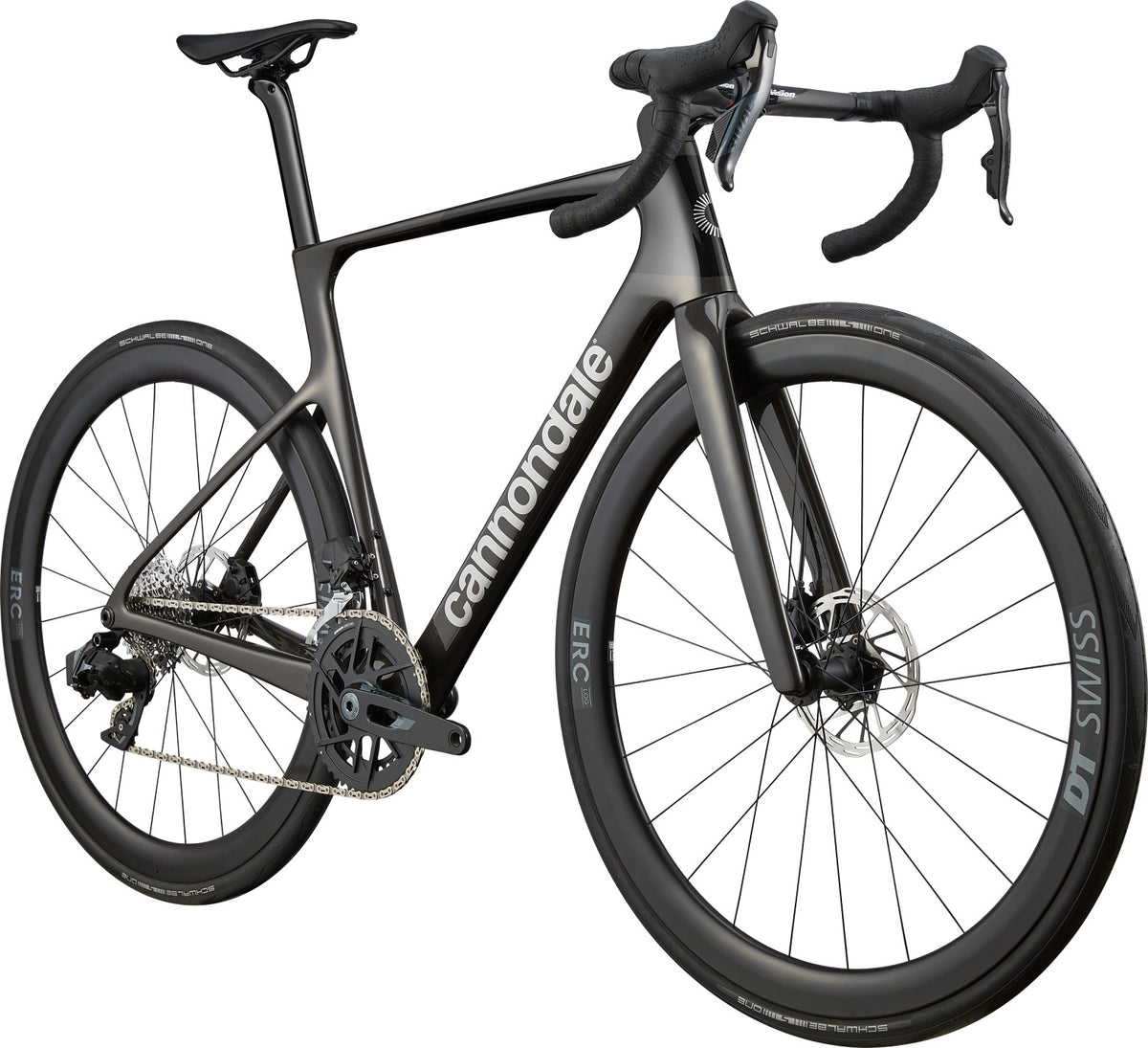 Cannondale SuperSix EVO 4 SMU Raw – vista en perspectiva